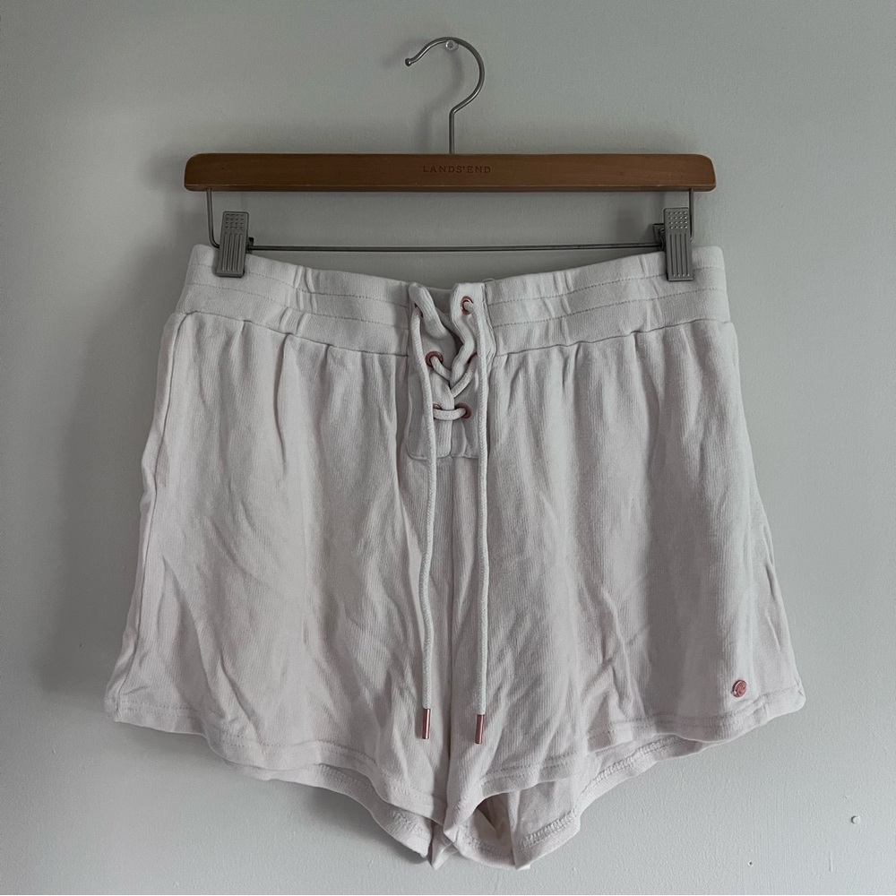 White Volcom Lounge Shorts